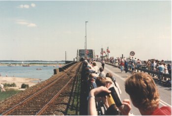 Oddesundbroen, 50 års jubilæum 1988. Foto:PDA